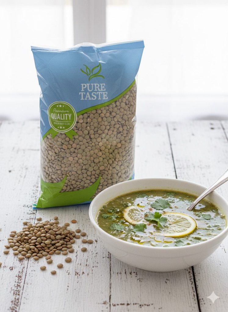 Lentils Green Broad  عدس أخضر عريض
