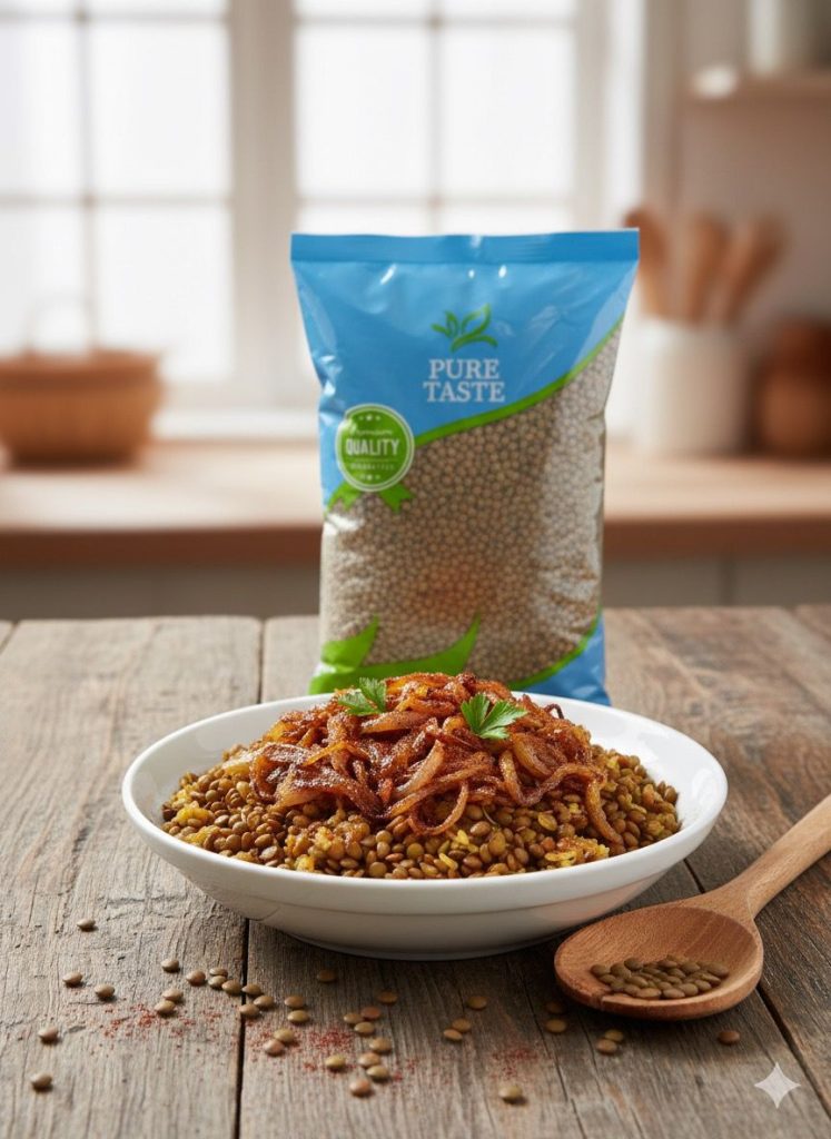 Lentils Fin Green عدس أخضر رفيع