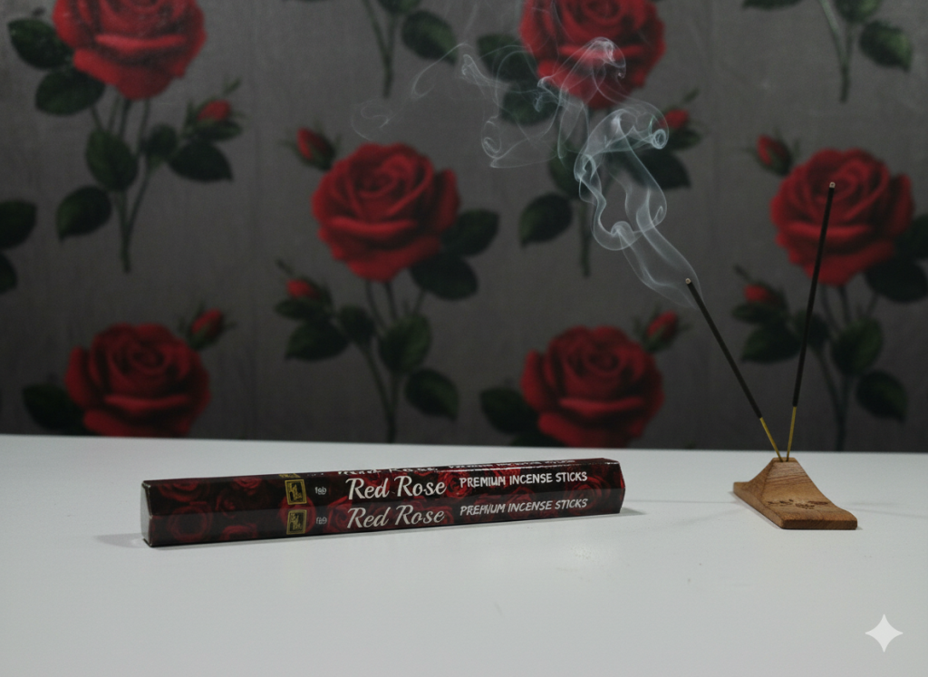Red Rose Premium Incense x20 Sticks
