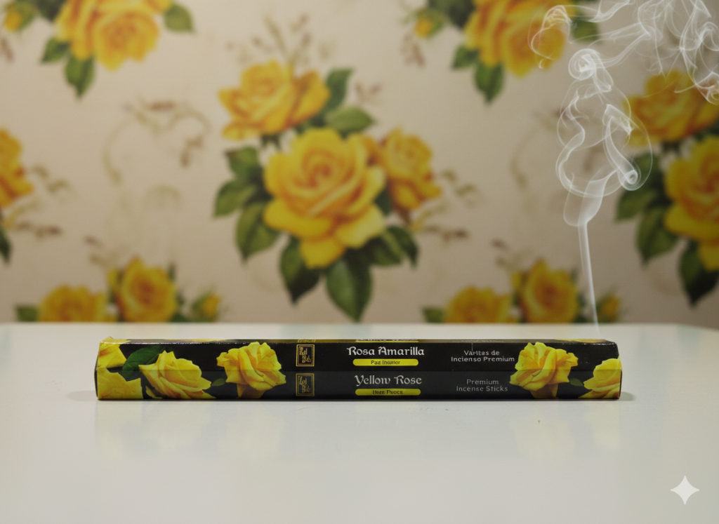 Yellow Rose Premium Incense x20 Sticks