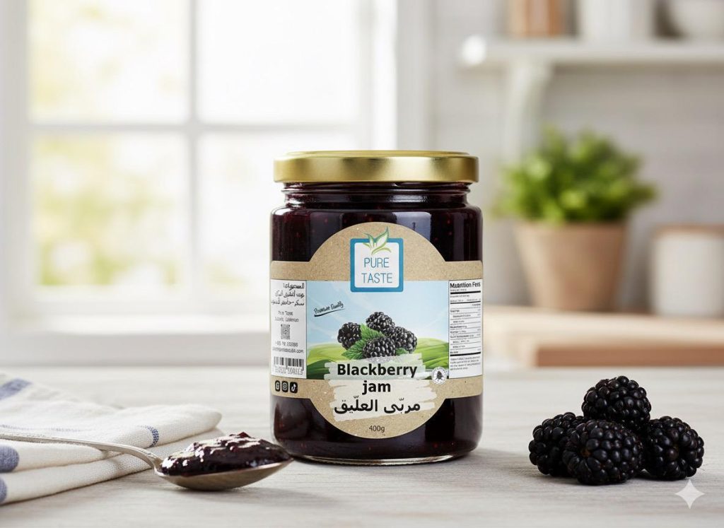 Blackberries Jam  مربى ألعليق