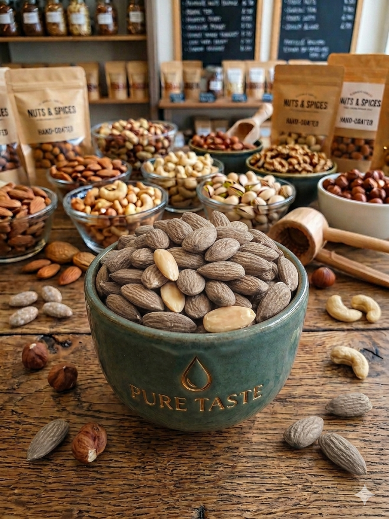 Spanish Almond roasted salted لوز إسباني محمص مالح