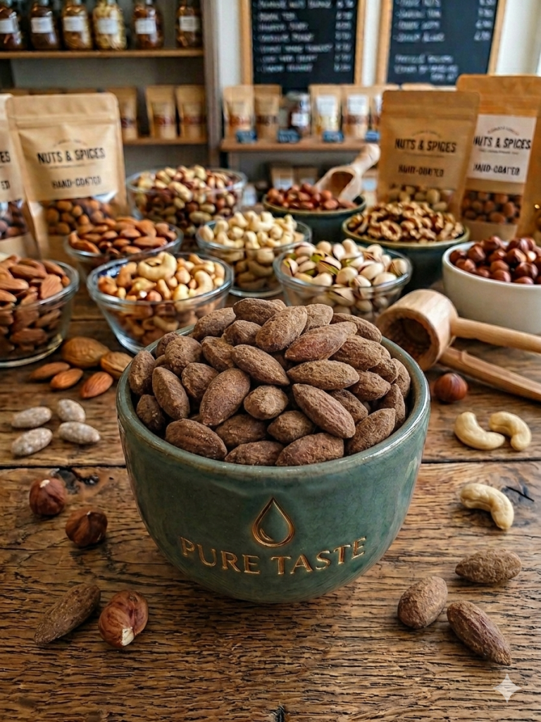 Almond smoked لوز مدخن