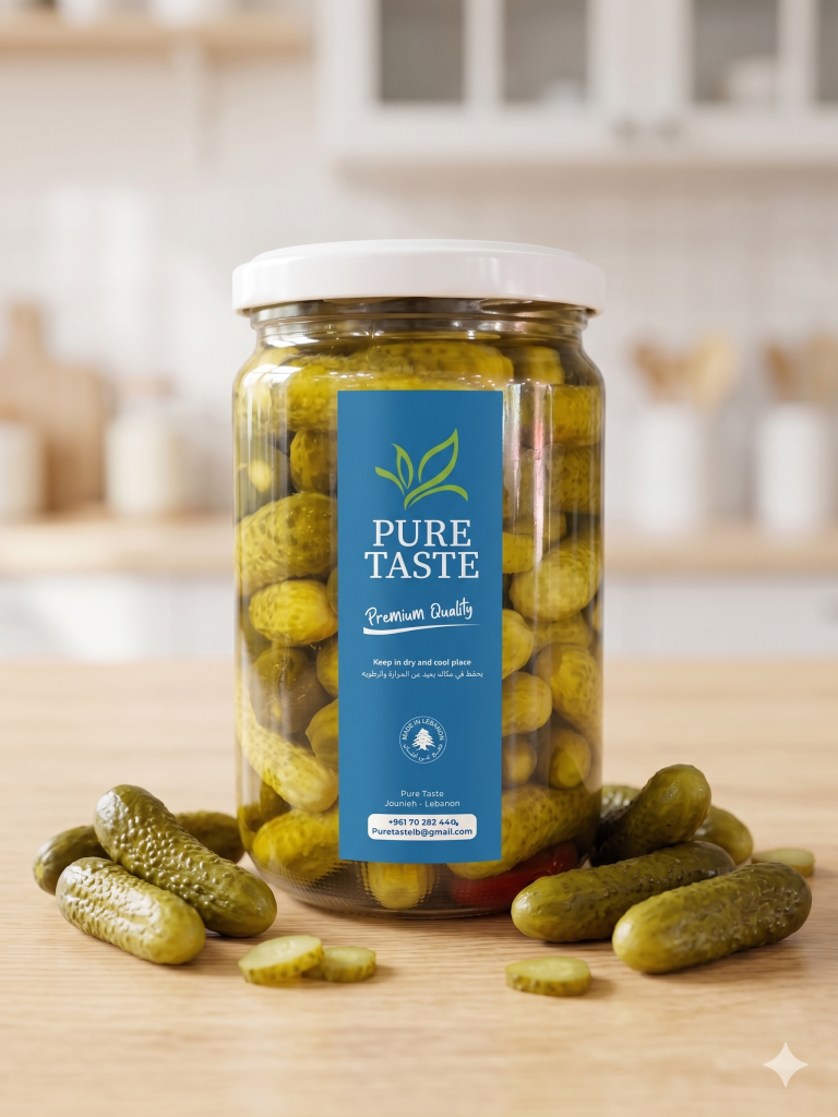 CORNICHON PICKLES 600g كبيس كورنيشون