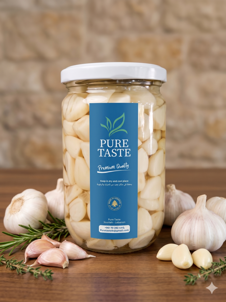 GARLIC PICKLES 600g كبيس الثوم