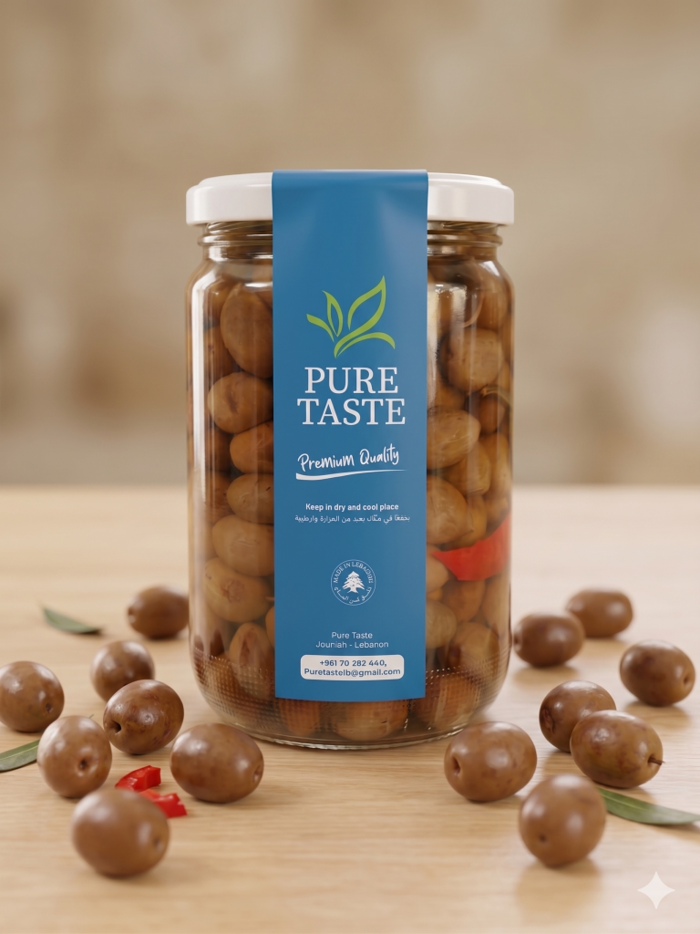 BLACK OLIVE 600g زيتون اسود