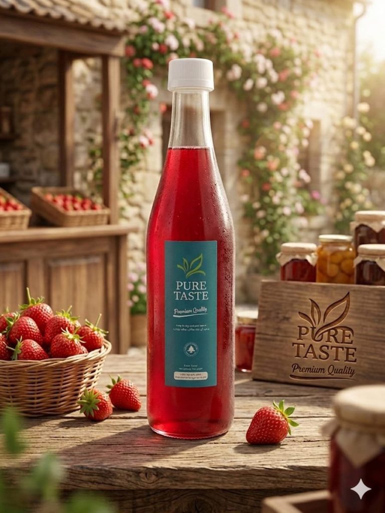 Strawberry syrup 500ml شراب الفريز