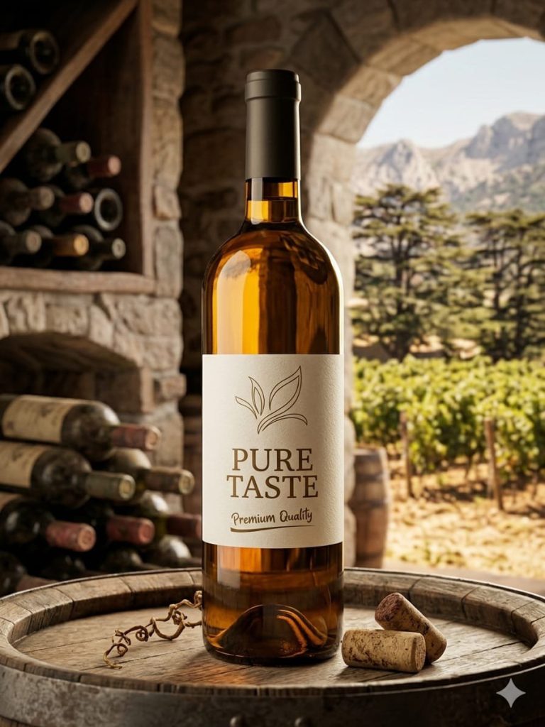 White wine 750 ml نبيذ ابيض