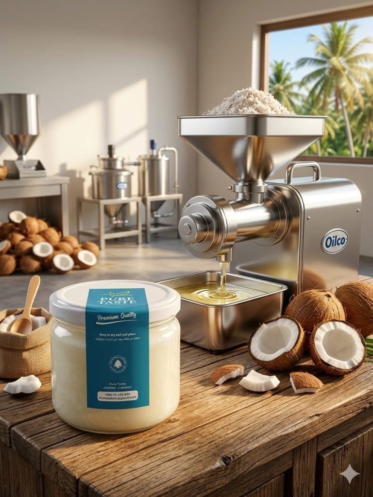 Coconut oil 200g زيت جوز الهند