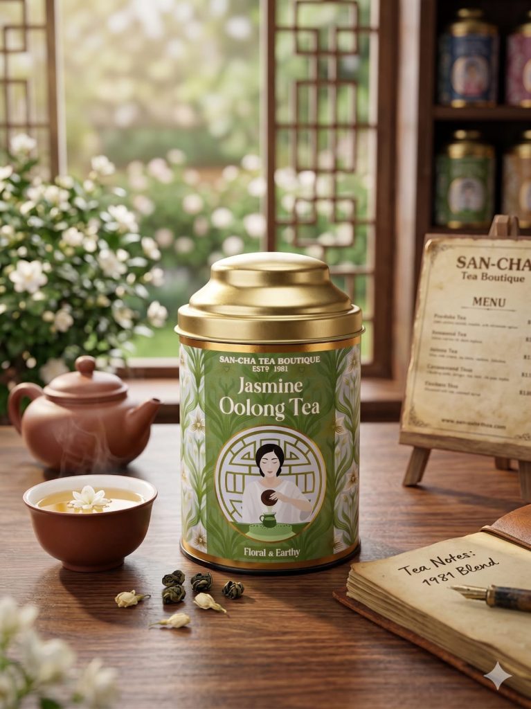 Jasmine oolong tea شاي الياسمين أولونغ