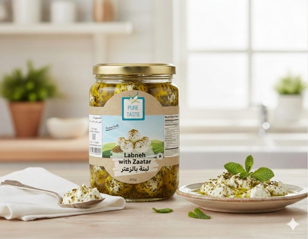 لبنة بالزعتر ماعز  Labneh Goat With Zaatar