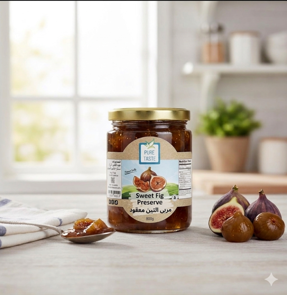 Jam Fig Sweet Preserve 800g مربى التين معقود