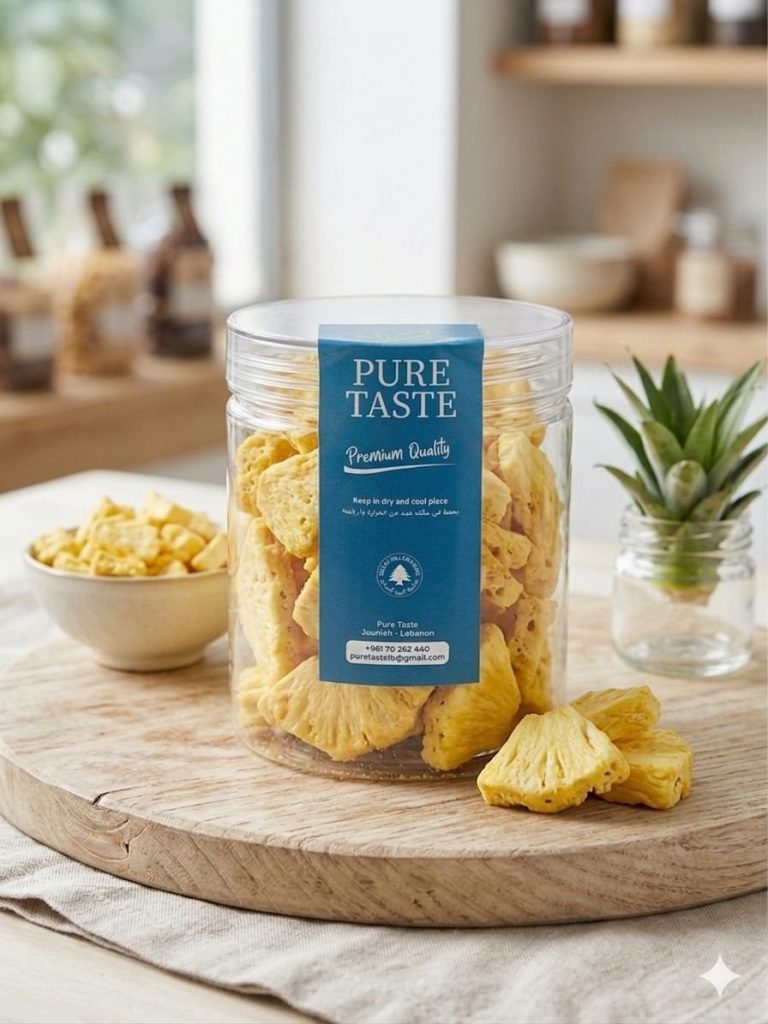 Freezed Dried Fruits Ananas 65g اناناس مجفف
