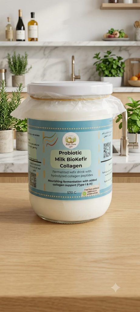 Probiotic Milk Kefir collagen كفير كولاجين